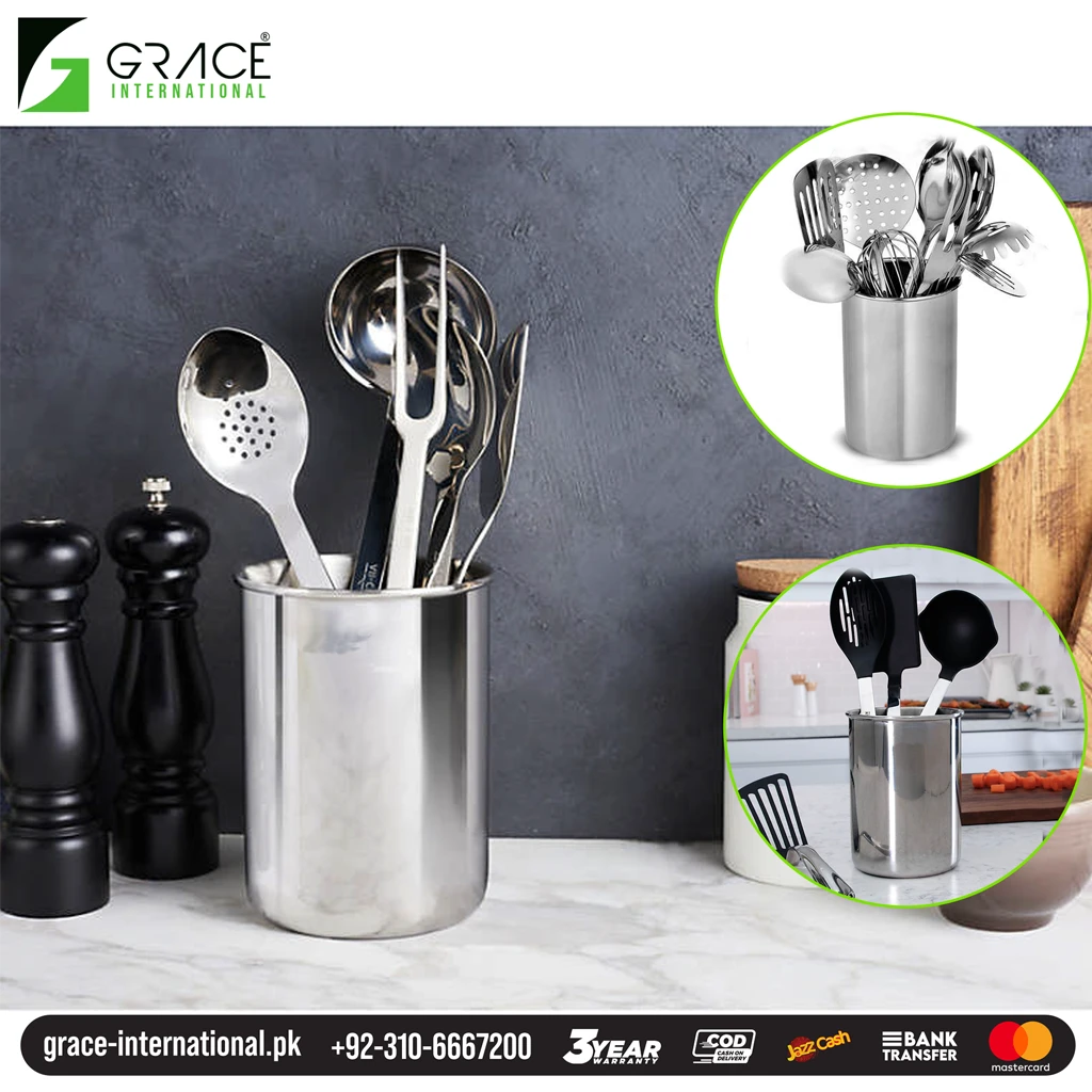 Cutlery Holder Jar container Kitchen Accessories Grace Grace