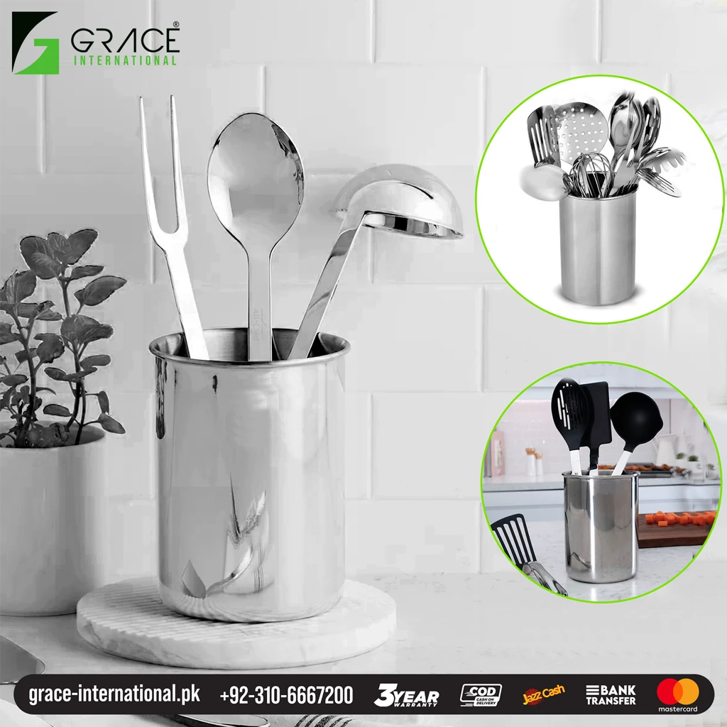 Cutlery Holder Jar container Kitchen Accessories Grace Grace