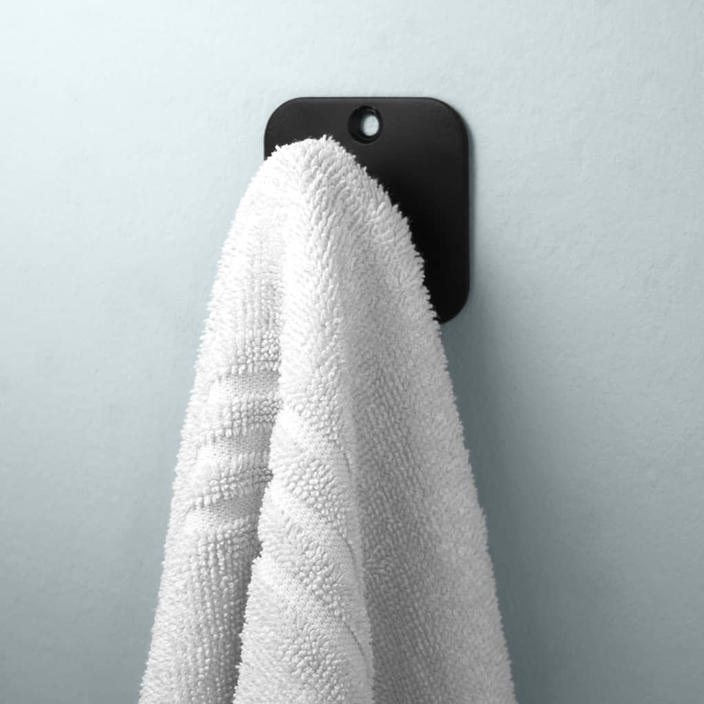 Set of Square Towel Hooks – Wall Cloth Hanger Rack