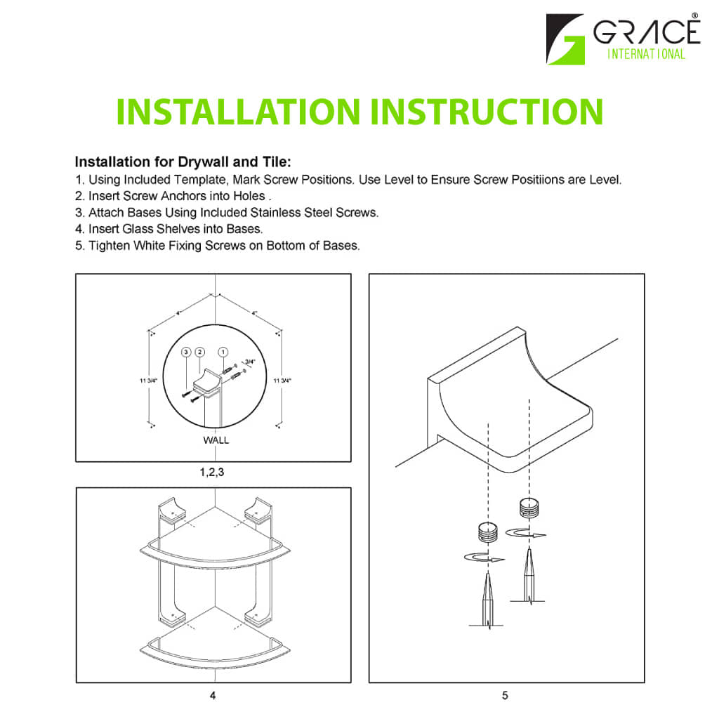 Bathroom Shelf Rack Glass Stainless Steel, Bathroom Accessories – Grace  International ( Factory in Gujranwala )