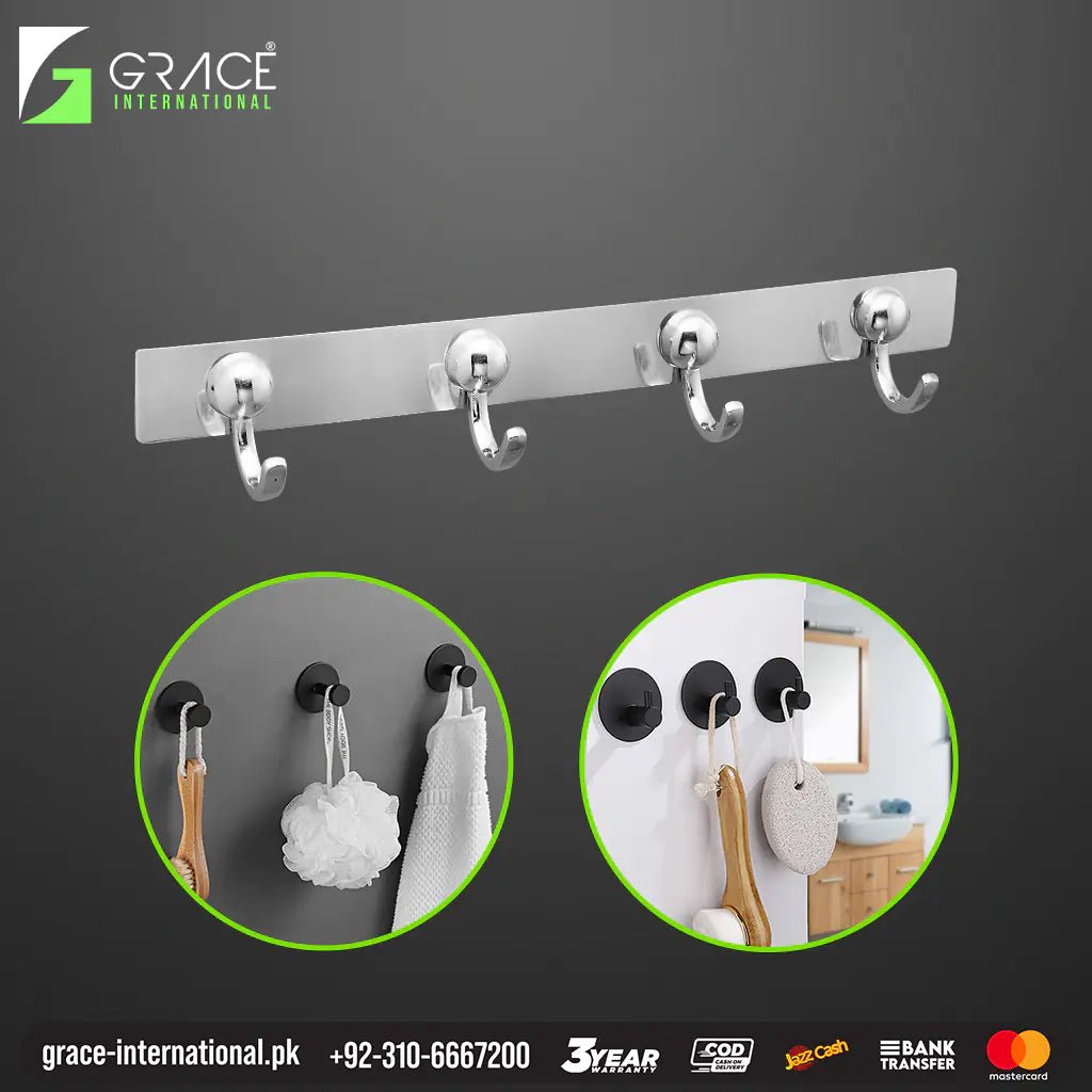 Cutlery Cloth Towel Hooks Hanger for Bathroom, Kitchen, Home- Quality –  Grace International ( Factory in Gujranwala )