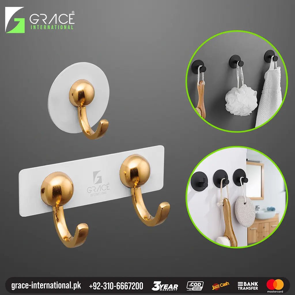 Home Hooks Cloth Towel Accessories Key hanger Hooks - Luxury Ball Hooks - Grace International (Manufacturer)