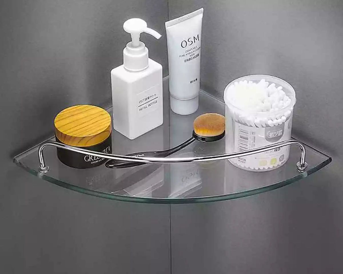 5 ideas to add a corner glass shelf like a pro Grace International