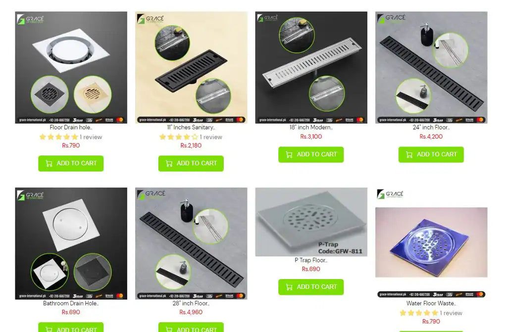 Floor drain covers