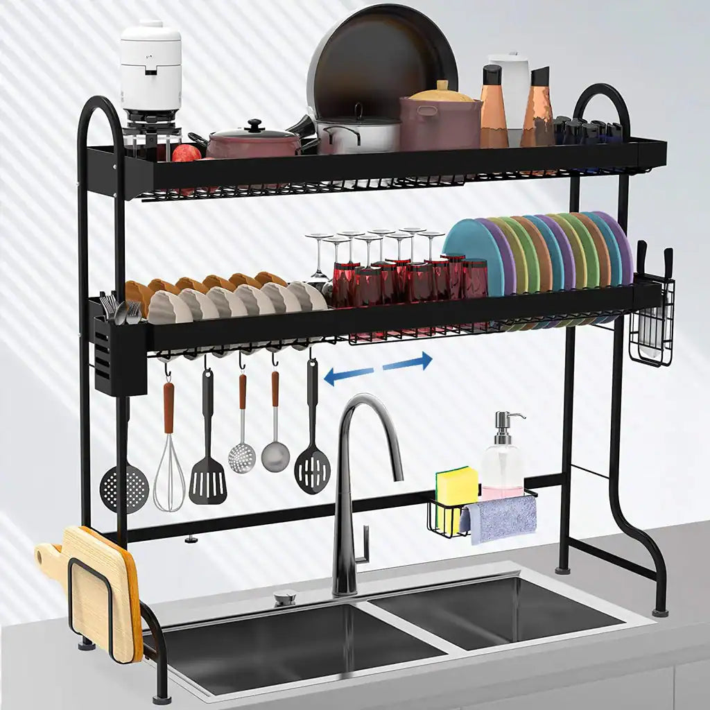 Plate Rack/Counter top Dish Rack in Pakistan, Kitchen Shelf Organizer, Top Kitchen Accessories at Grace Store