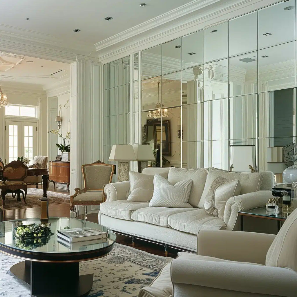 How to Choose the Perfect Mirror Design for Your Living Room/ Mirror decoration Pakistan