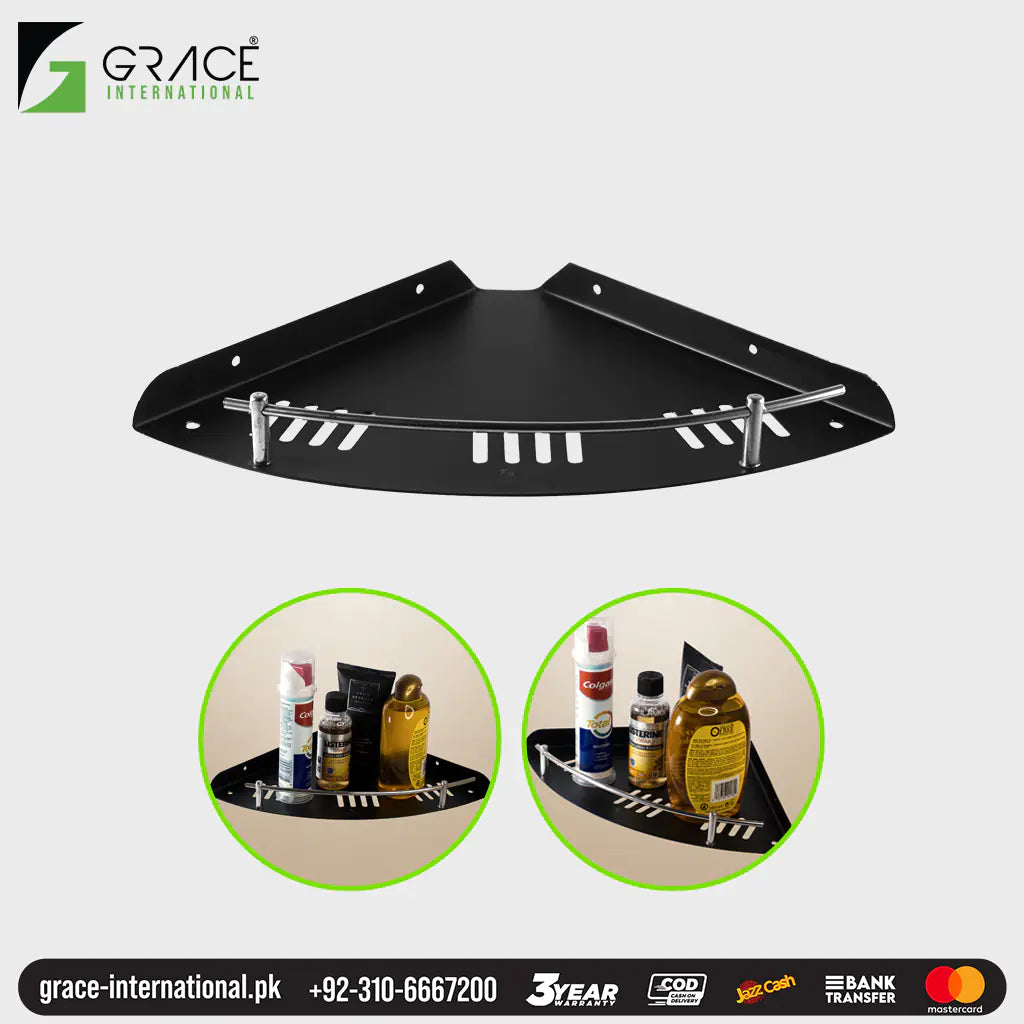 Single Tier Corner Rack Shelf Stainless steel Grace Store - Grace inte