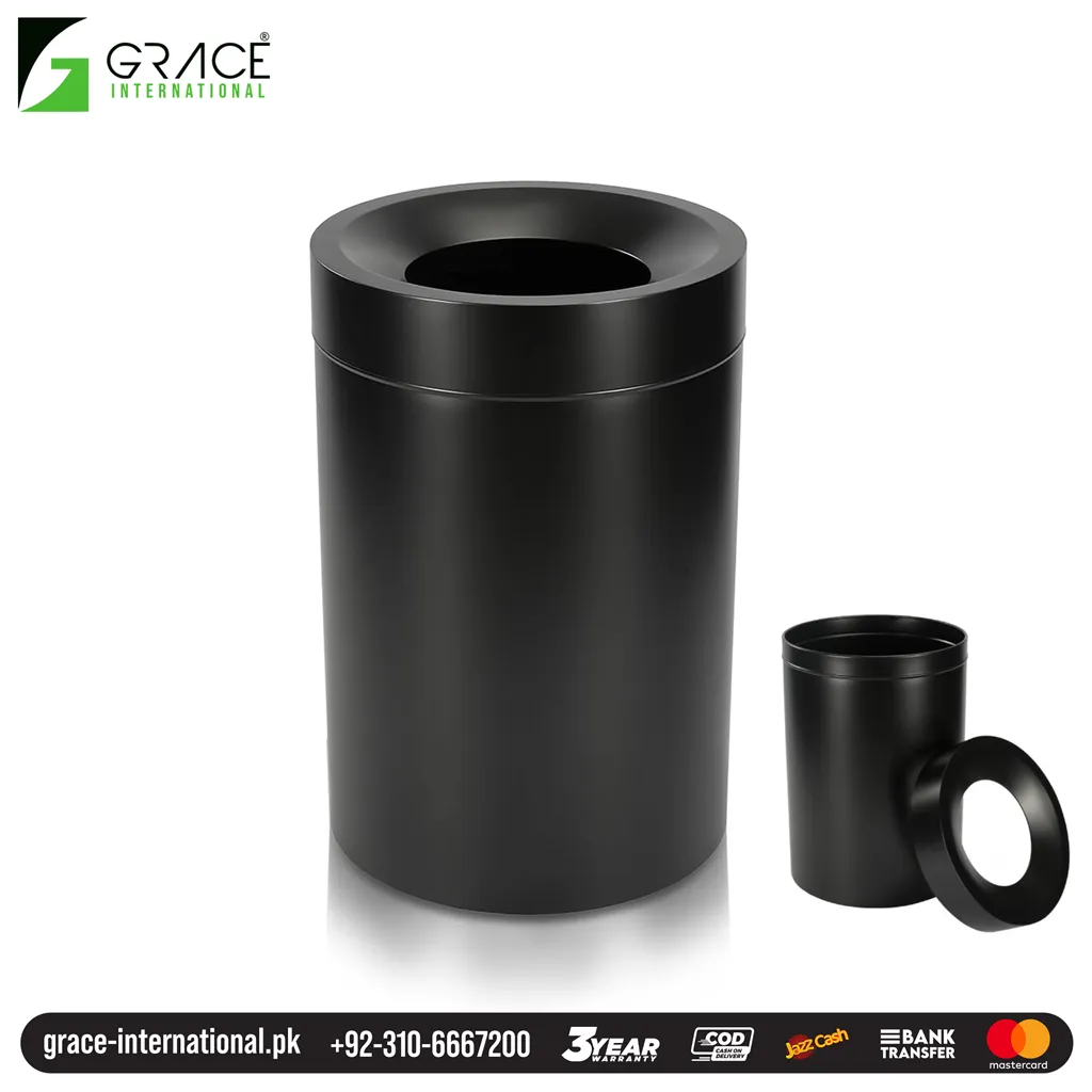 Grace Trash Bin Dustbin Stainless Steel Standrad Size