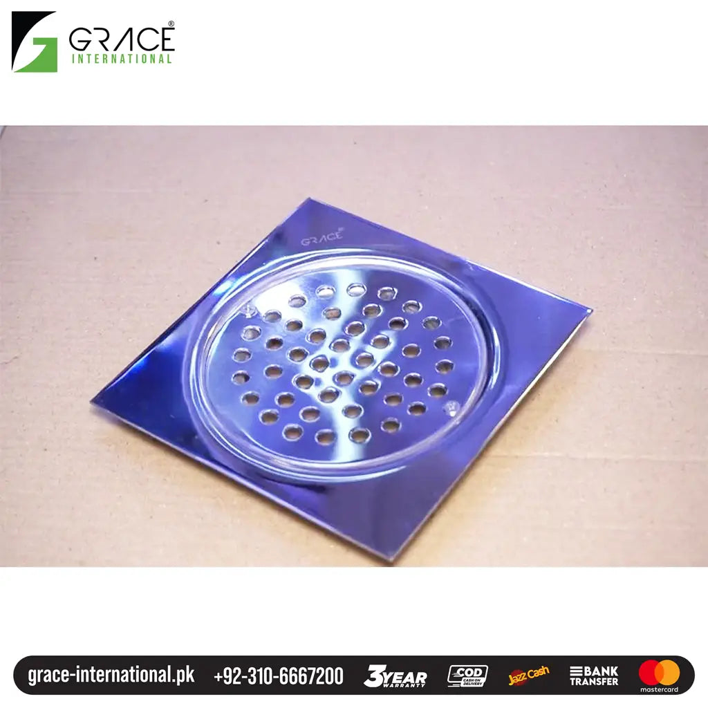 Water Floor Waste Drain hole Cover Jali for home Bath Kitchen-GFW-816