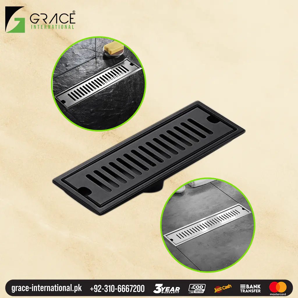 11" Inches Sanitary Plumbing Floor Drain Jali Stainless Steel - Bathroom Kitchen Accessories Pakistan - Grace International (Manufacturer)