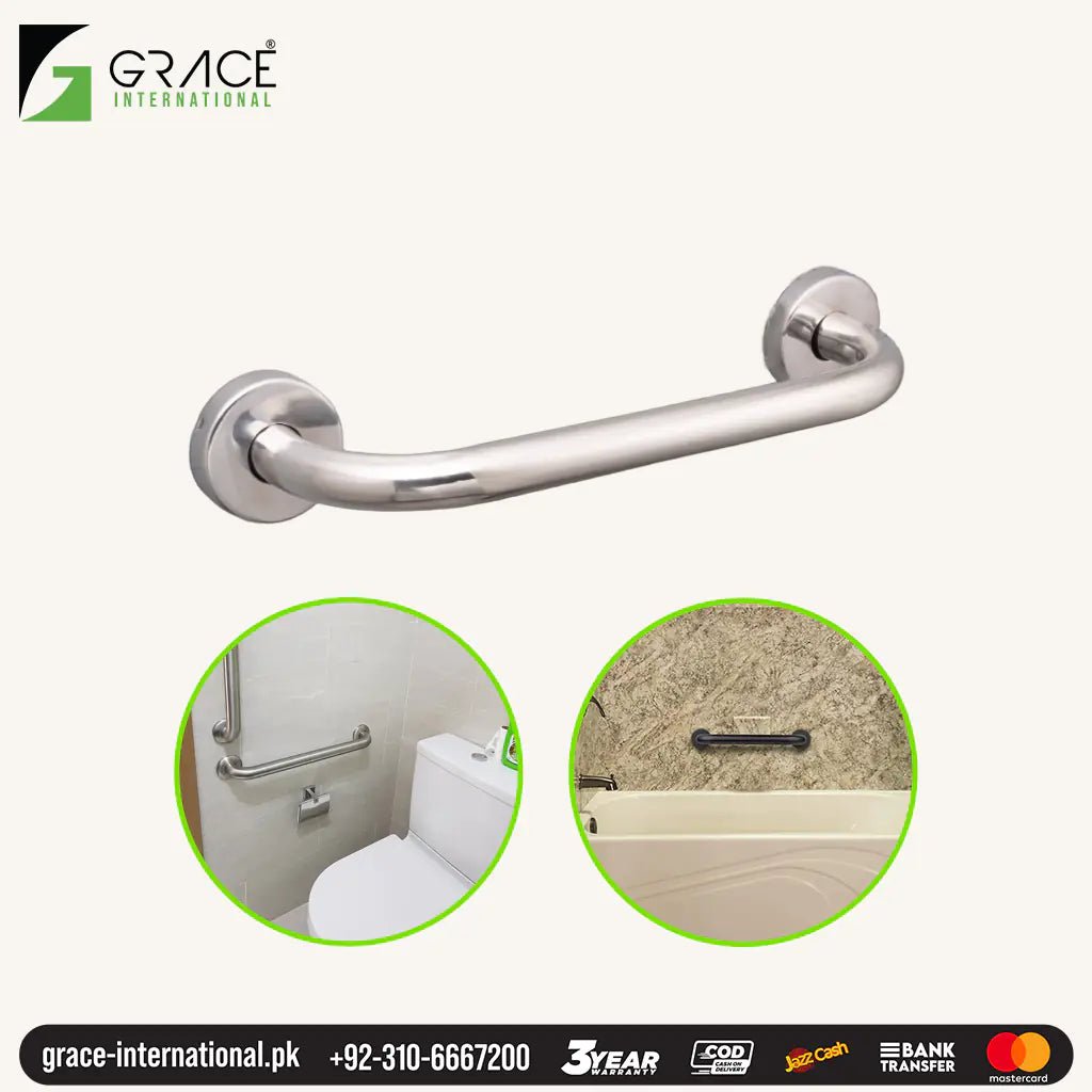 Bathroom Hand Grip Support Toilet Safety Grab Rails Senior elderly-Small - Grace International (Manufacturer)