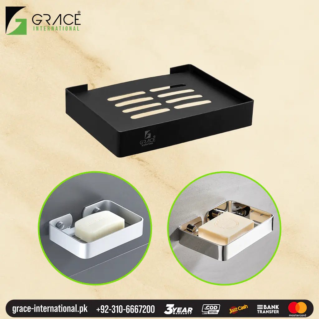 Bathroom Kitchen Soap Dish Holder Wall Soap Holder Bathroom & Kitche Grace International