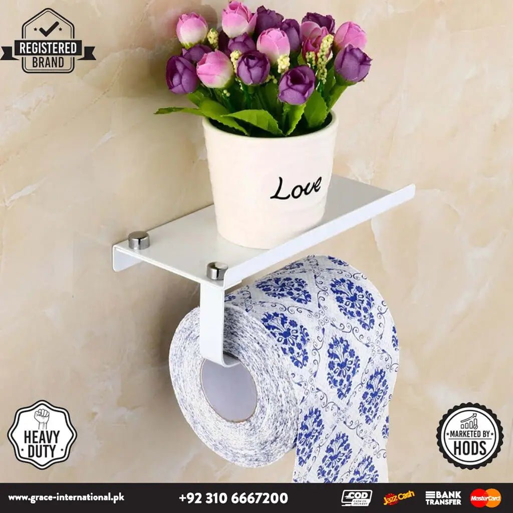 Bathroom Paper Holder, Kitchen Tissue Roll Holder, Home Accessories Grace International