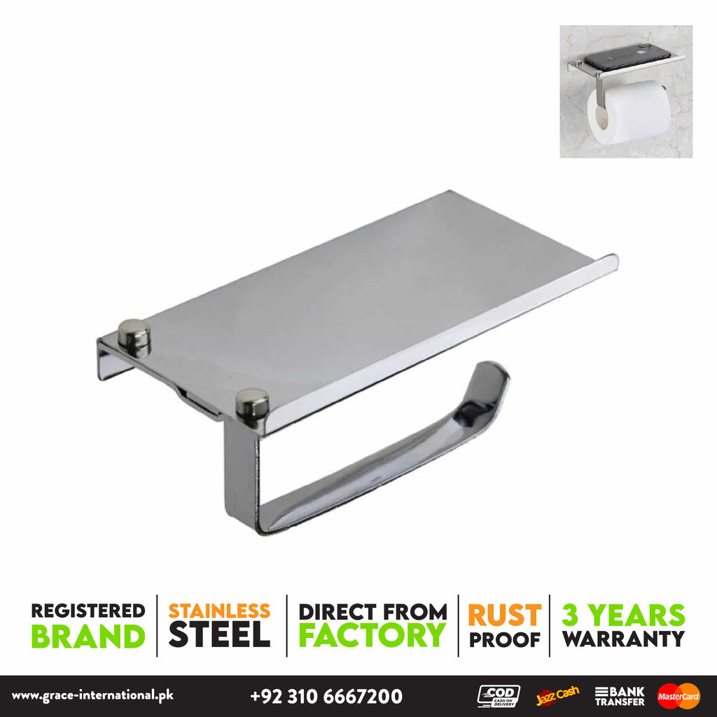 Bathroom Paper Holder, Kitchen Tissue Roll Holder, Home Accessories Grace International