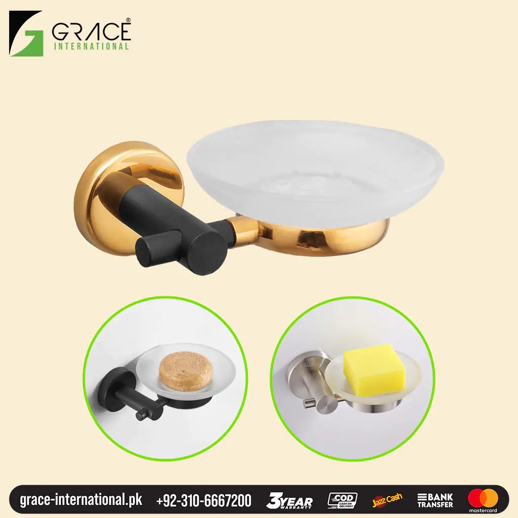 Bathroom Soap Holder, Soap Dish basket Luxury Fast - Bathroom accesosries - Grace International (Manufacturer)