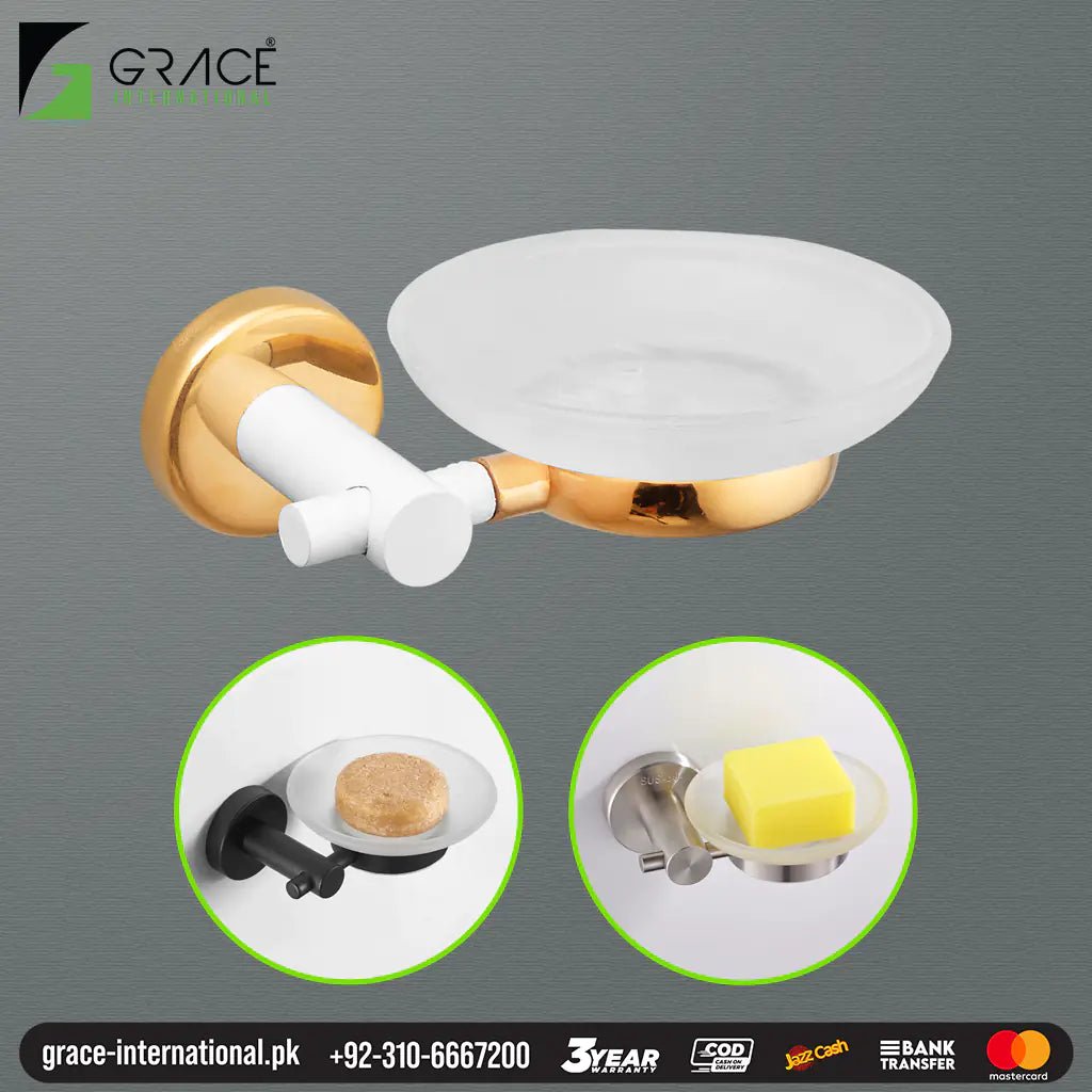 Bathroom Soap Holder, Soap Dish basket Luxury Fast - Bathroom accesosries - Grace International (Manufacturer)