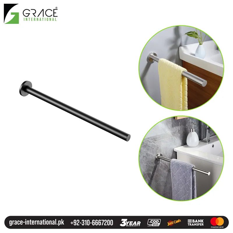 Bathroom Towel Rod Bar Towel Hanger Rack Modern Stylish- Grace Pakistan - Grace International (Manufacturer)