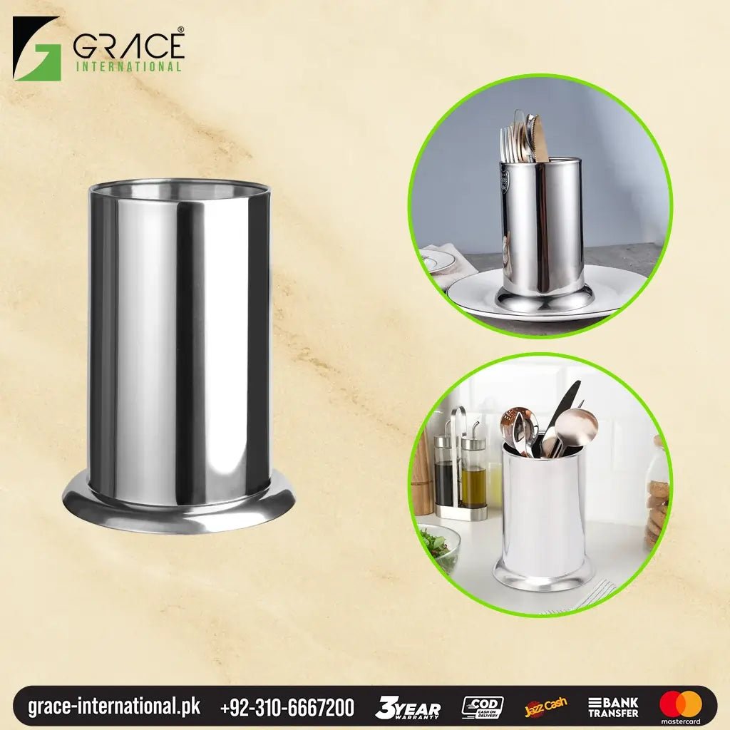 Kitchen Storage Cutlery Holder Jar container - Kitchen Accessories - Grace International (Manufacturer)