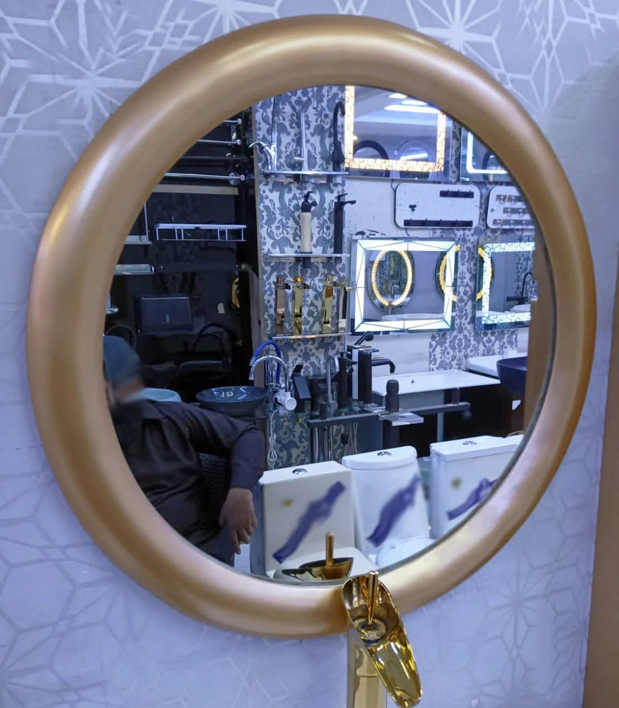 Round Mirrors Big Large, Home Decore Looking Mirror for Bathroom and Home - Grace International (Manufacturer)
