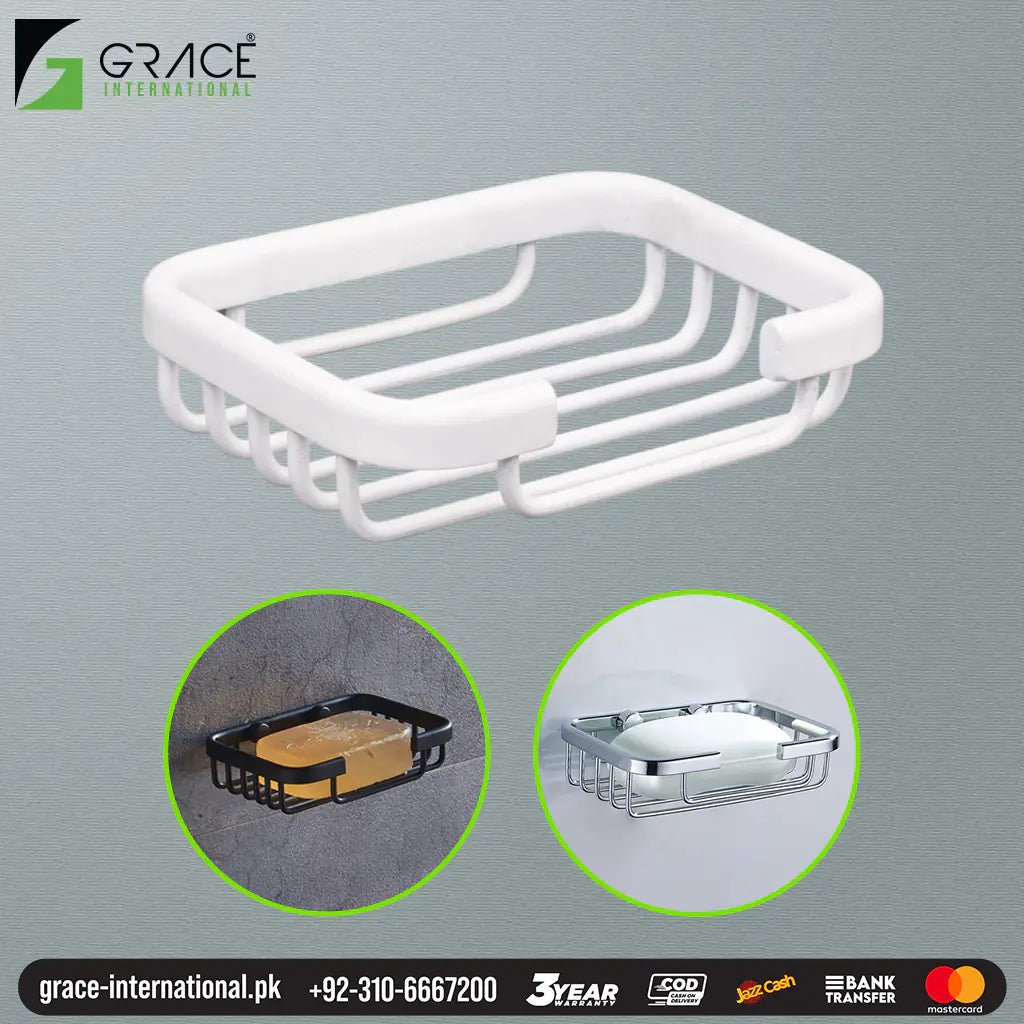 Soap Holder Bathroom Soap Dish Rectangular - Bathroom Accessories - Grace International (Manufacturer)