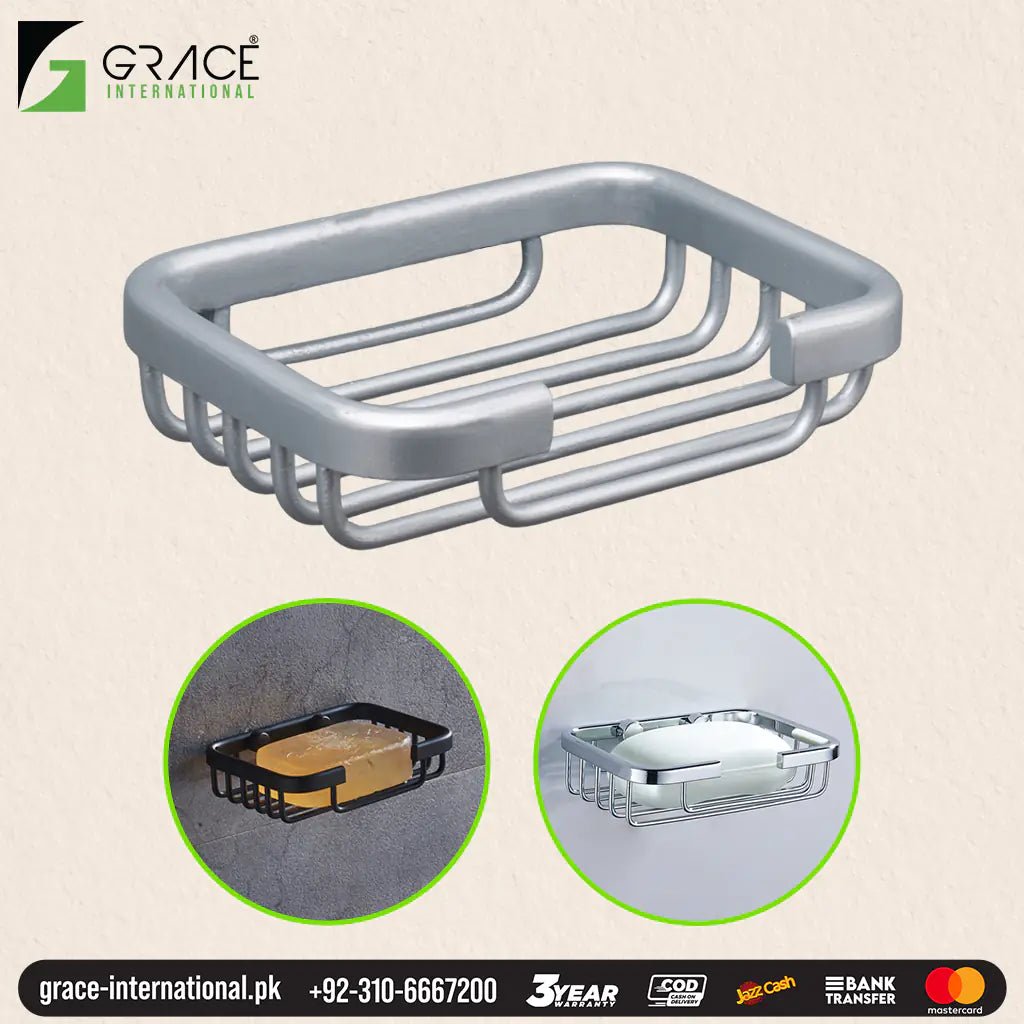 Soap Holder Bathroom Soap Dish Rectangular - Bathroom Accessories - Grace International (Manufacturer)