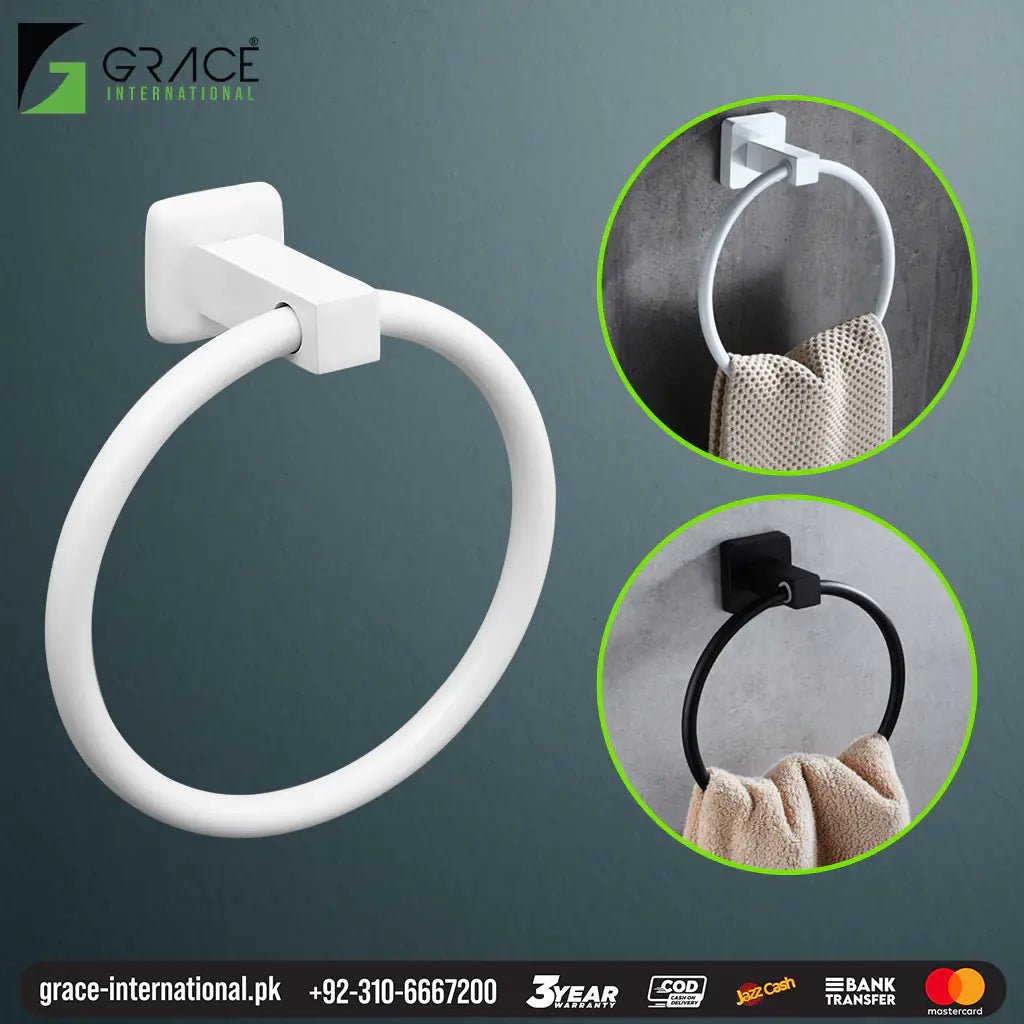 Towel Ring Hanger Holder for Bathroom Basin Sink Side -Ring-Jet - Grace International (Manufacturer)